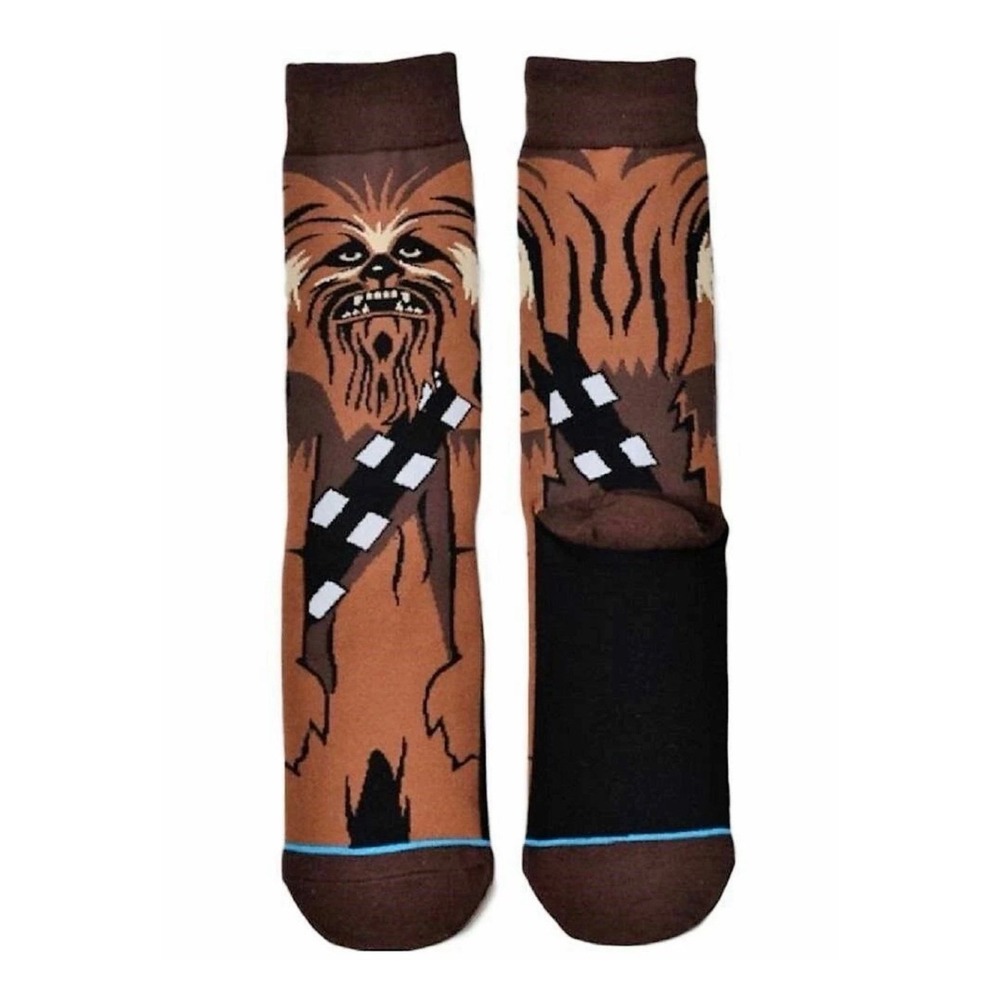 Star Wars Movie Chewbacca Character 360 Crew Socks